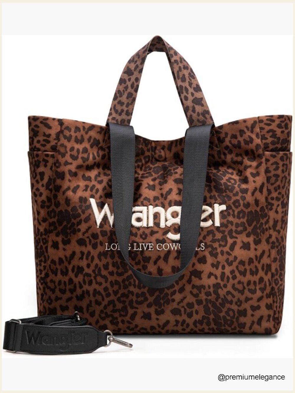 Large Tote Bag for Women Designer Leopard Print Purse for Travel Work Gym